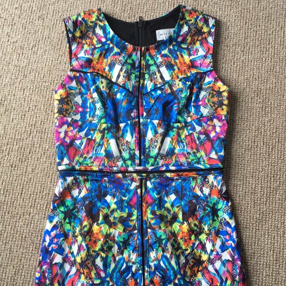 Milly size 4 multicolor dress